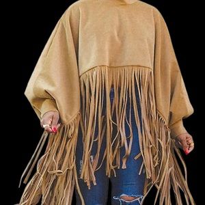 Poncho — oversized poncho